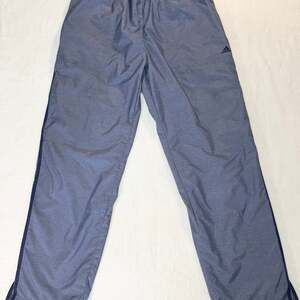 Vintage Adidas Y2K Windbreaker Track Pants Academy Gray Men's XL Vtg 2000s -